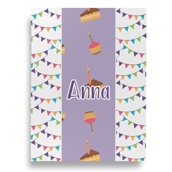 Happy Birthday Garden Flags - Large - Single Sided - FRONT