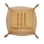 Happy Birthday Genuine Leather Valet Tray (Personalized)