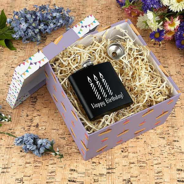 Happy Birthday Gift Boxes with Lid - Canvas Wrapped - X-Large - In Context