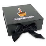 Happy Birthday Gift Box with Magnetic Lid - Black (Personalized)