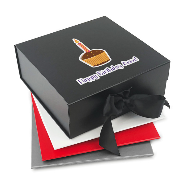 Custom Happy Birthday Gift Box with Magnetic Lid (Personalized)