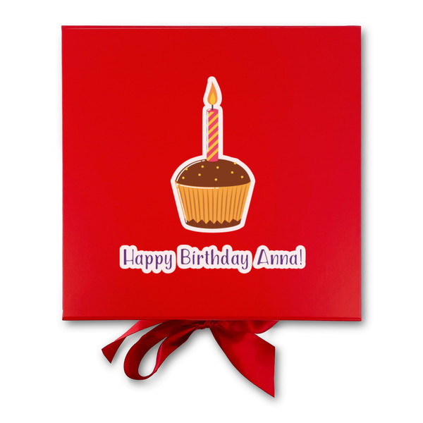 Happy Birthday Gift Boxes with Magnetic Lid - Red - Approval