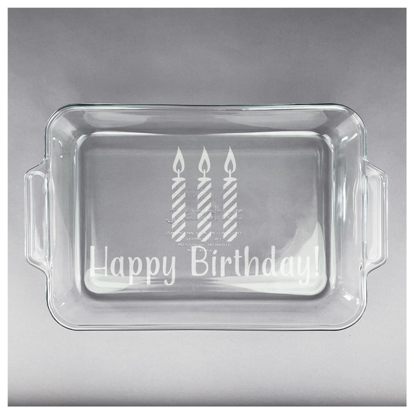 Happy Birthday Glass Baking Dish - APPROVAL (13x9)