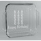 Happy Birthday Glass Cake Dish - 8in x 8in (Personalized)