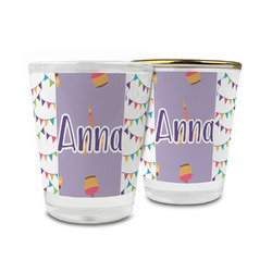 Happy Birthday Glass Shot Glass - 1.5 oz (Personalized)