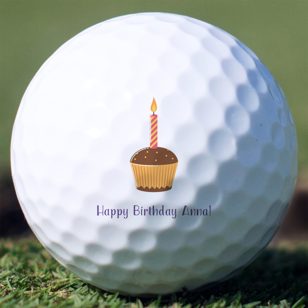 Custom Happy Birthday Golf Balls - Titleist Pro V1 - Set of 3 (Personalized)