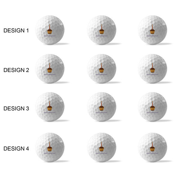 Happy Birthday Golf Balls - Generic - Set of 12 - APPROVAL