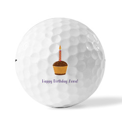 Happy Birthday Personalized Golf Ball - Titleist Pro V1 - Set of 3 (Personalized)