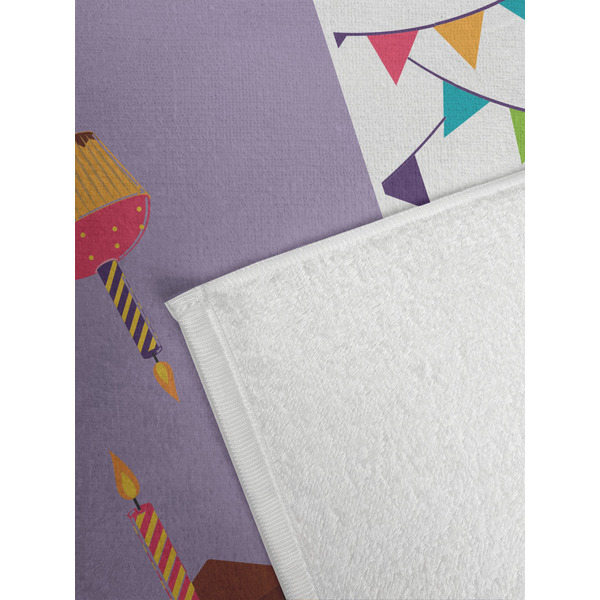 Happy Birthday Golf Towel - Detail