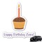 Happy Birthday Graphic Car Decal