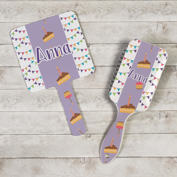 Happy Birthday Hand Mirrors - In Context