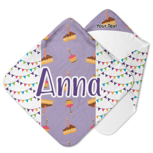 Custom Happy Birthday Hooded Baby Towel (Personalized)