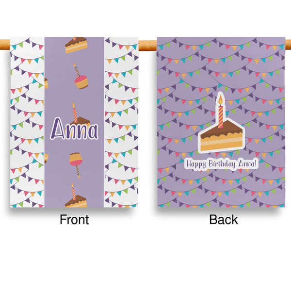 Happy Birthday House Flags - Double Sided - APPROVAL