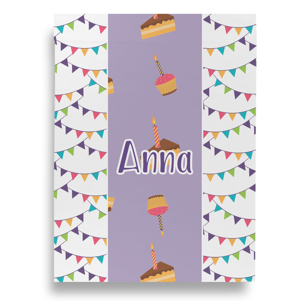 Happy Birthday House Flags - Double Sided - FRONT