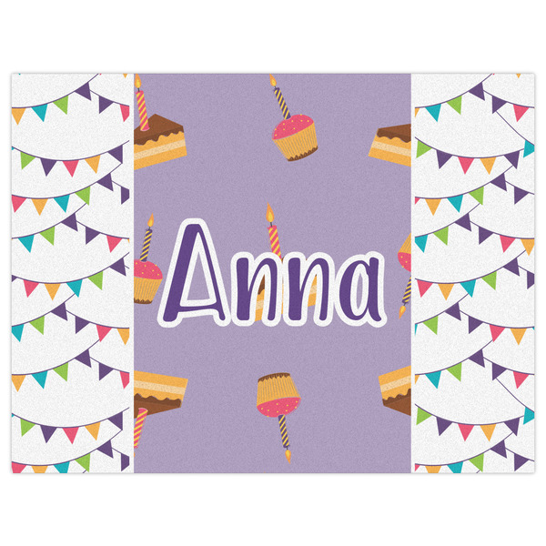 Happy Birthday Indoor / Outdoor Rug - 6'x8' - Front Flat