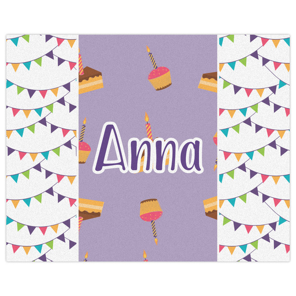 Happy Birthday Indoor / Outdoor Rug - 8'x10' - Front Flat