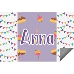 Happy Birthday Indoor / Outdoor Rug (Personalized)