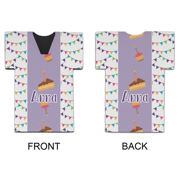 Happy Birthday Jersey Bottle Cooler - APPROVAL