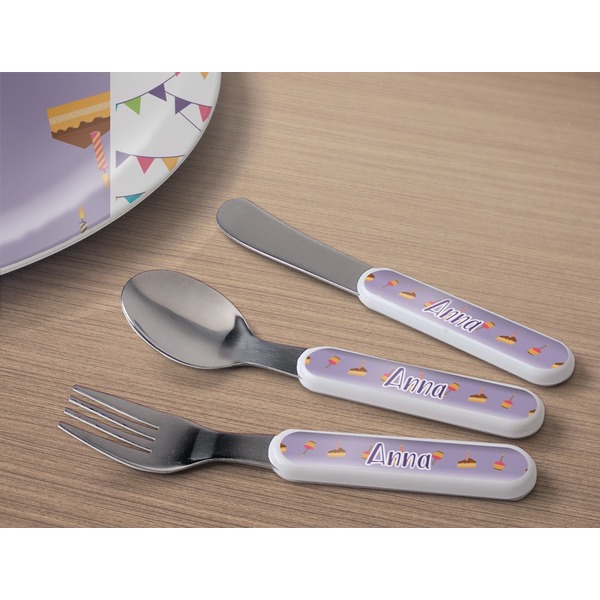 Happy Birthday Kids Flatware w/ Plate