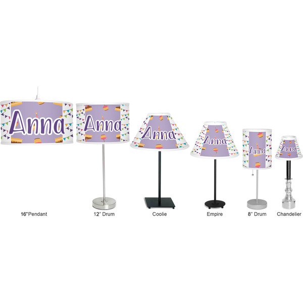 Happy Birthday Lamp Full View Size Comparison