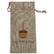 Happy Birthday Large Burlap Gift Bags - Front