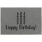 Happy Birthday Large Engraved Gift Box with Leather Lid - Approval