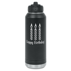 Happy Birthday Water Bottles - Laser Engraved (Personalized)