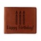 Happy Birthday Leather Bifold Wallet - Single
