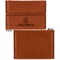 Happy Birthday Leather Business Card Holder Front Back Single Sided - Apvl