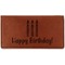 Happy Birthday Leather Checkbook Holder - Main