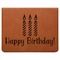 Happy Birthday Leatherette 4-Piece Wine Tool Set Flat