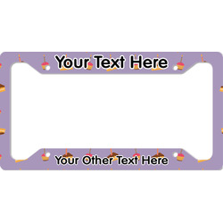 Happy Birthday License Plate Frame - Style A (Personalized)