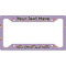 Happy Birthday License Plate Frame (Personalized)