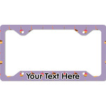 Happy Birthday License Plate Frame - Style C (Personalized)