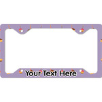 Happy Birthday License Plate Frame - Style C (Personalized)