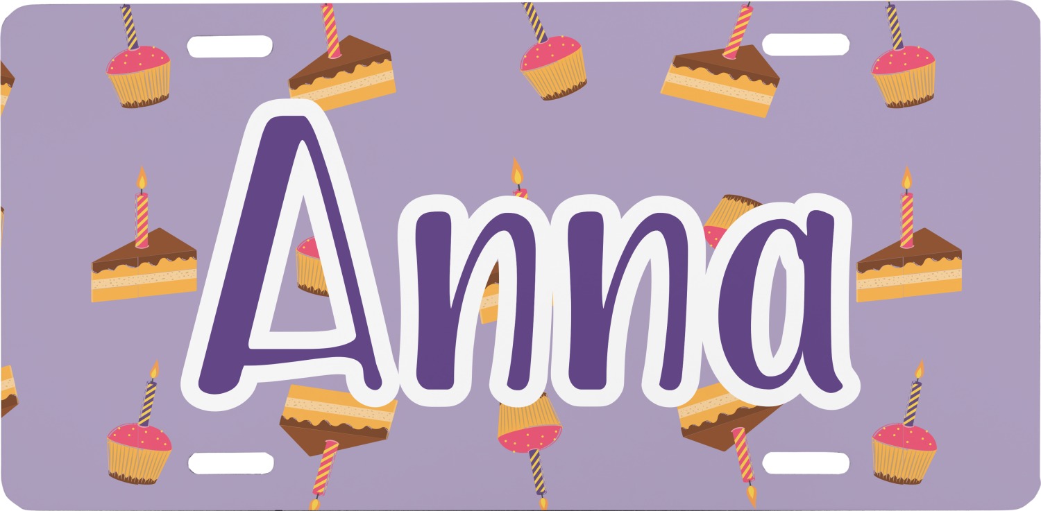 Happy Birthday Front License Plate (Personalized) YouCustomizeIt