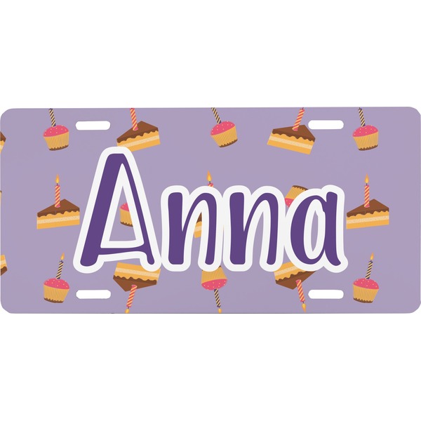 Custom Happy Birthday Front License Plate (Personalized)