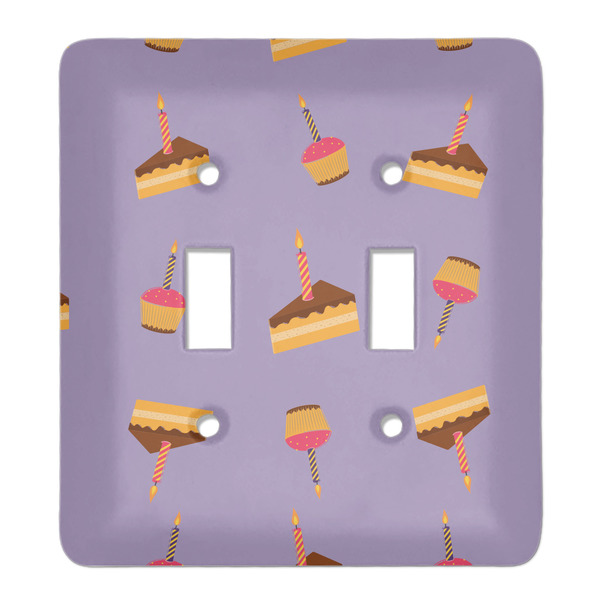 Custom Happy Birthday Light Switch Cover (2 Toggle Plate)