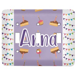 Happy Birthday Light Switch Cover (3 Toggle Plate)