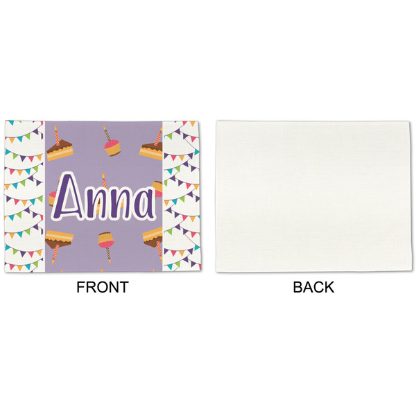 Happy Birthday Linen Placemat - APPROVAL Single (single sided)