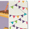 Happy Birthday Linen Placemat - DETAIL