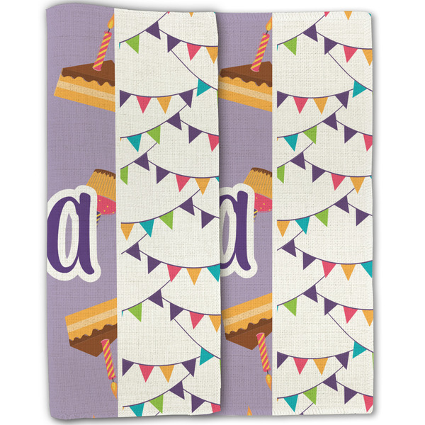 Happy Birthday Linen Placemat - Folded Half (double sided)