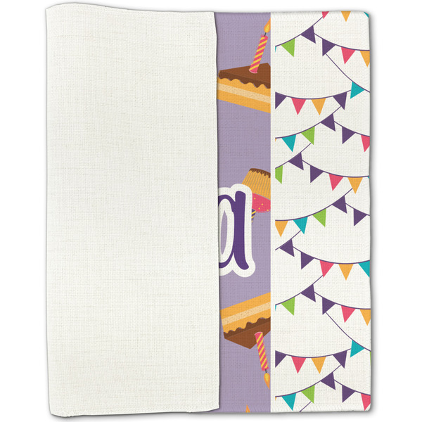 Happy Birthday Linen Placemat - Folded Half