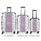 Happy Birthday Luggage Bags all sizes - With Handle
