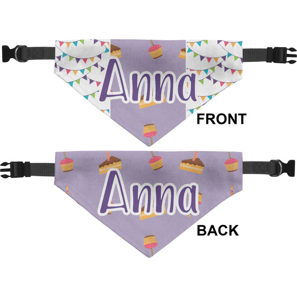 Happy Birthday Medium Dog Bandana Approval