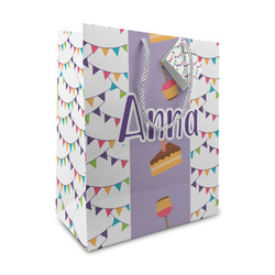 Happy Birthday Medium Gift Bag (Personalized)