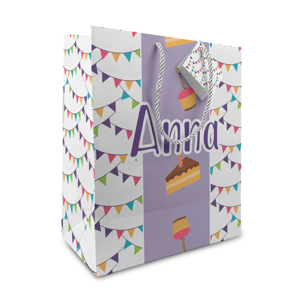 Custom Happy Birthday Medium Gift Bag (Personalized)