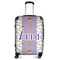 Happy Birthday Suitcase - 24" Medium - Checked (Personalized)