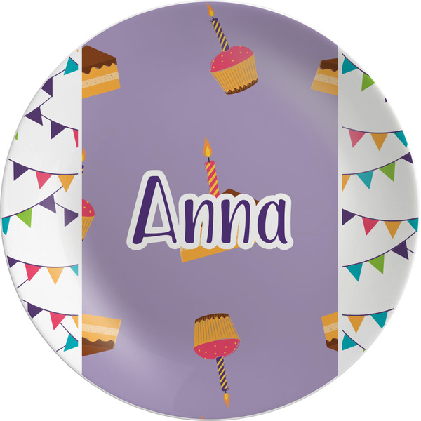 Custom Happy Birthday Melamine Plate (Personalized)