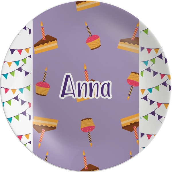 Custom Happy Birthday Melamine Plate (Personalized)